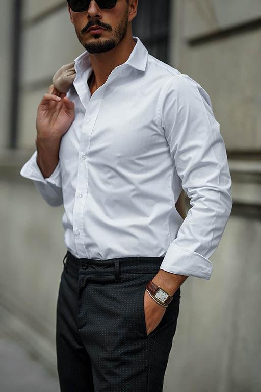 White Shirt - Men Clothing | Leaders in Design & Quality | Donato